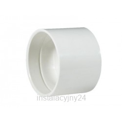Mufla naprawcza / przelotowa biała 2" (51mm)